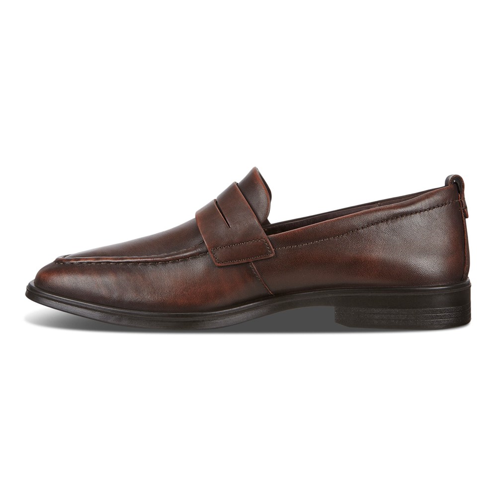 Loafers Hombre - ECCO Melbourne Penny - Marrom - XUC715643